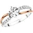 Amor amor Ring für Damen, Sterling Silber 925, Zirkonia (synth.) Ringe Weiss