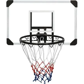 vidaXL Basketballkorb Transparent 71 x 45 x 2,5 cm