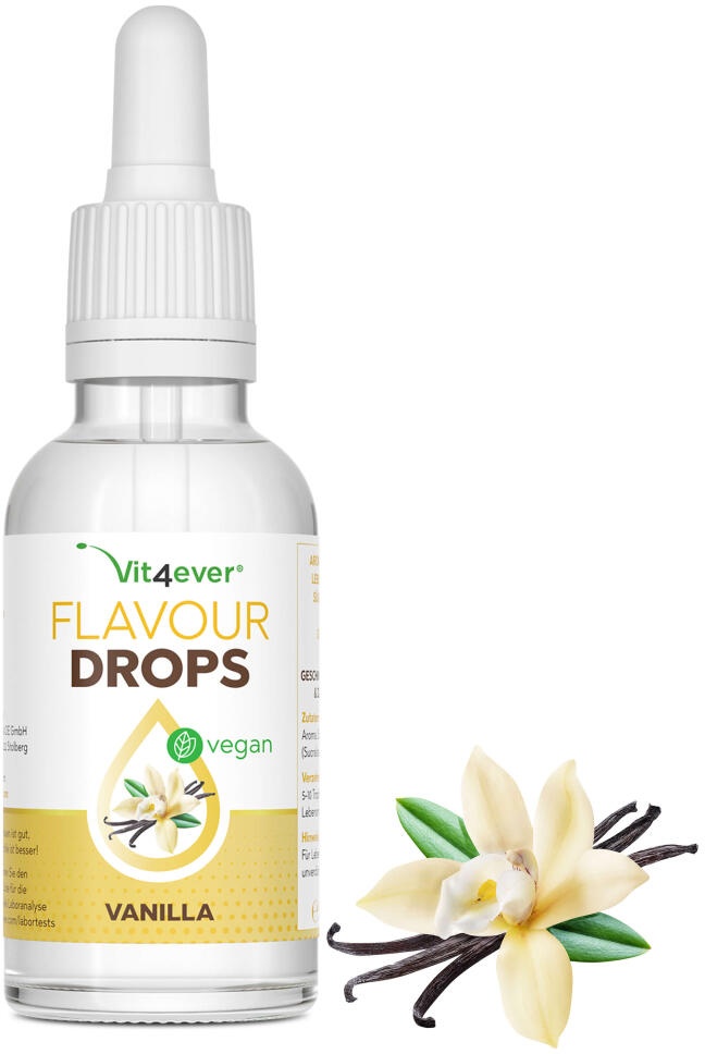 Vit4ever Flavour Drops - Vanilla, 50ml