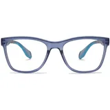MAGIMODAC Blaulichtfilter Lesebrillen Leicht Rechteckige Anti-Blaulicht Lesebrille Herren Damen Flexibel Federscharnier Computer-Lesebrille Blau +2.50