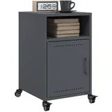 vidaXL Nachtschrank 36 x 39 x 59 cm Anthrazit