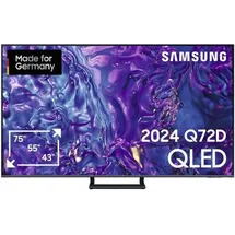 Samsung GQ65Q72D 65" QLED 4K Tizen Smart TV Q72D