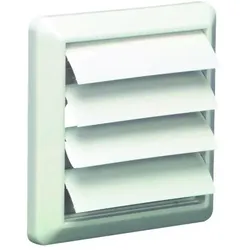 comfort-Außenwandgitter ohne Wanddurch- führung Durchmesser 100mm weiß