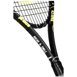 PRINCE Smiley 2025 schwarz - besaitet / Yellow - One Size