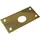 v.i.t Riegelschließblech Gerade mit ovalem Loch 78 x 34 mm Messing blank