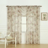 Laura Ashley Stowe Wasserfall Fenster Behandlung Querbehang, Mehrfarbig, 36 by 45"