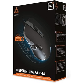 Lexip Np93 Neptunium Alpha Joystick Gaming Mouse schwarz, USB (JVAPCM00446)