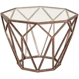 Haku-Möbel Strovili Glas bronze 55 x 55 x 38 cm