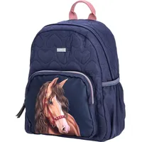 DEPESCHE Kinderrucksack mit Herzsteppung Miss Melody GLITTER HORSE