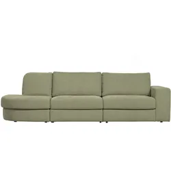 Sofa Family aus Webstoff Links, Grün