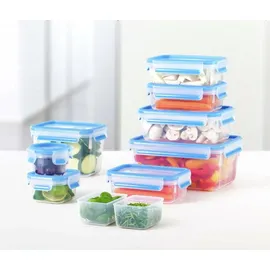 Emsa Frischhaltedose Clip & Close blau 0,55 l 3-teilig