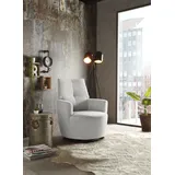 Set One by Musterring Relaxsessel "SO 1450", grau (hellgrau dpr 29), B:80cm H:96cm T:88cm, Luxus-Microfaser (Chenille)100% Polyester, SET ONE BY MUSTERRING, Sessel, Relaxsessel, mit Dreh- und Wippfunktion, wahlweise mit Hocker erhältlich