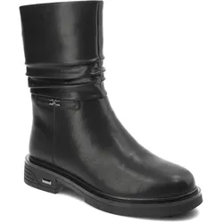 Schwarze Stiefel Cambell Gefütterte Damenschuhe, 41