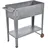 Hochbeet Metall 75 x 35 x 80 cm Silber