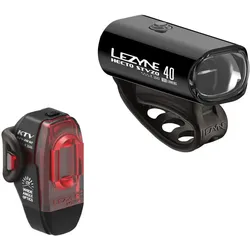 Lezyne Beleuchtungsset Hecto Drive 40 + KTV StVZO