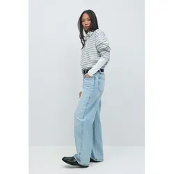 Gina Tricot - Low wide jeans - Low waist jeans - Blau - 36 - Dame - Blau - 36