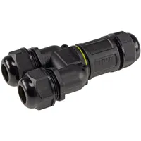 ChiliTec Kabelverbinder wasserdicht, für Kabel-Ø, 3-Wege Verteiler, 3-polig