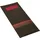 Papstar Bestecktaschen 20 cm x 8,5 cm schwarz/bordeaux "Stripes" inkl. farbiger Serviette 33 x 33 cm 2-lag. mit passender