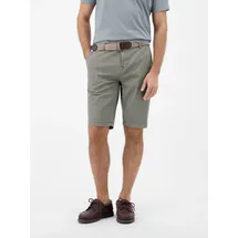 Lerros Chinoshorts LERROS "Bequeme Chino-Bermuda mit Gürtel und Minimalprint", Herren, Gr. 33, tinted grau, 98% Baumwolle, 2% Elasthan, Hosen Chinoshorts, Leichte Sommershorts aus 98% Baumwolle und 2% Elasthan, mit 4 Taschen