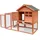 Wiltec Kaninchenstall 122 x 63 x 92 cm braun