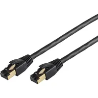 ShiverPeaks BS08-41025 Netzwerkkabel Schwarz 1 m Cat8 F/FTP (FFTP)