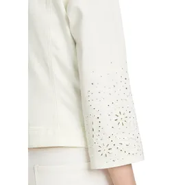 Betty Barclay Damen Jeansjacke mit 3/4 Arm 42, Rohweiß - 42