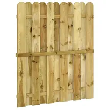vidaXL Gartentor 100 x 125 cm Grün/Braun Holz