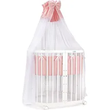 Waldin Babybett Kinderbett 7in1 mit Matratze,