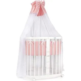 Waldin Babybett Kinderbett 7in1 mit Matratze,