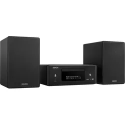 DENON Stereoanlage "CEOL N12DAB", schwarz, B:28cm H:10,8cm T:30,5cm, Radios