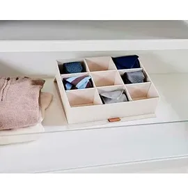 LOVE !T STORE !T Aufbewahrungsbox 32 x 25 x 8 cm 1-tlg. beige