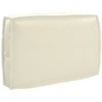 VidaXL 2-teiliges Palettenkissen-Set Creme Oxford-Stoff