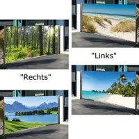 Westerholt Seitenmarkise mit Fotodruck Berge 1,6x3m, rechts - Auszug