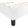 vidaXL Boxspringbett 140 x 200 cm Weiß