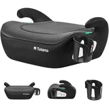 Tulano Cabby 20 Kindersitzerhöhung ab 6 jahre, 125-150 cm, Kindersitz 15-36 kg, Sitzerhöhung auto, Leichtgewichtige, Vorwärtsgerichtet, Getränkehalter, Grau