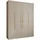 abiks möbel Drehtürenschrank COMO 190 x 245,5 x 40 cm Gold