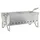 vidaXL Camping Feuerstelle Ø 42 cm Silber