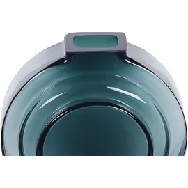 Beliani Blumenvase Glas grün KAPELI