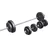 Gorilla Sports Langhantelset Langhantelstange 170 cm 60 kg grau
