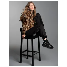 TRIGEMA Sweatjacke »TRIGEMA Steppjacke mit Allover-Leo-Print« 1 Stk.