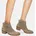 felmini wide fit Stiefelette in Braun/Grau Gr 40
