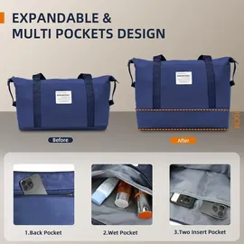 luxuskollektion Mittelgroßer Hartschalenkoffer 4-Rollen 55 cm / 60 l blau