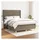 vidaXL Boxspringbett 140 x 200 cm Taupe