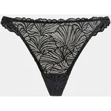 erlich textil String FLUID LACE STRING in schwarz | Gr.: 40