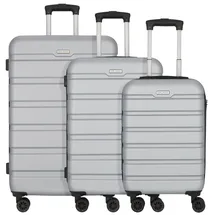 Worldpack Phoenix Koffer-Set 3-tlg. silber