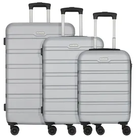 Worldpack Phoenix Koffer-Set 3-tlg. silber