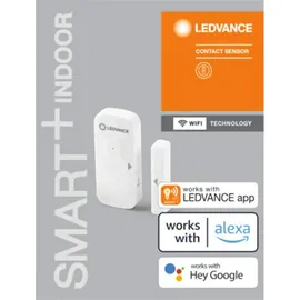 LEDVANCE Sensor mit WiFi-Technologie um offene Türen und Fenster zu erkennenn, Steuerung über Smartphone, Kompatibel mit Alexa und Google, 1er-Pack