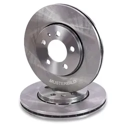 Bestprice 2x Bremsscheibe Vorderachse Belüftet [Hersteller-Nr. 10604242] für Citroën, Mitsubishi, Peugeot