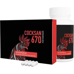 Cocksan 670 | Power Booster Testosteron Kapseln 20 St