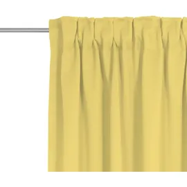 ADAM Audio Vorhang ADAM "Uni Collection light", gelb, B:142cm H:365cm, Baumwolle (Bio-Baumwolle), Gardinen, aus 100% Bio-Baumwolle